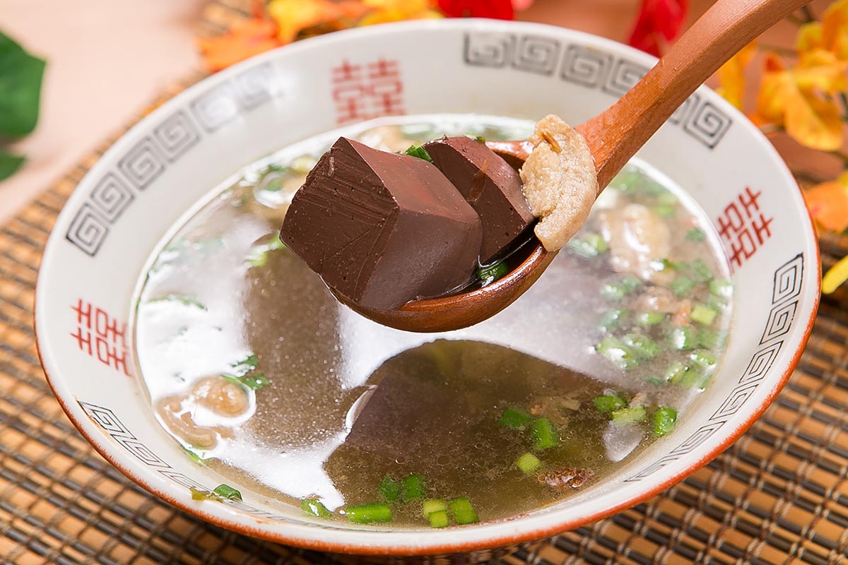 black tofu soup